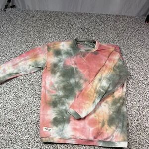 Simply Southern Women's Tie Dye Crew Neck Sweatshirt Size M Multicolor